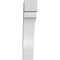 Ekena Millwork 5 1/2-in. W x 20-in. D x 28-in. H Merced Architectural Grade PVC Knee Brace BRCP055X20X28MRC - alternate 5